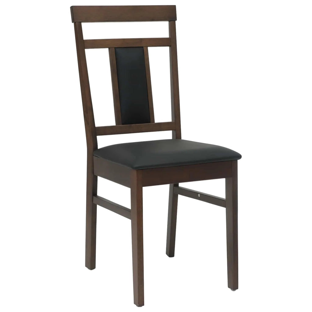 Sedia da pranzo 2 pcs Marrone chiaro e nero 42020502