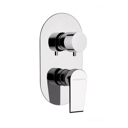 MISCELATORE INCASSO DOCCIA CON DEVIATORE 3 VIE LINEA ARTIC- Cromo- MARIA- pezzi 1