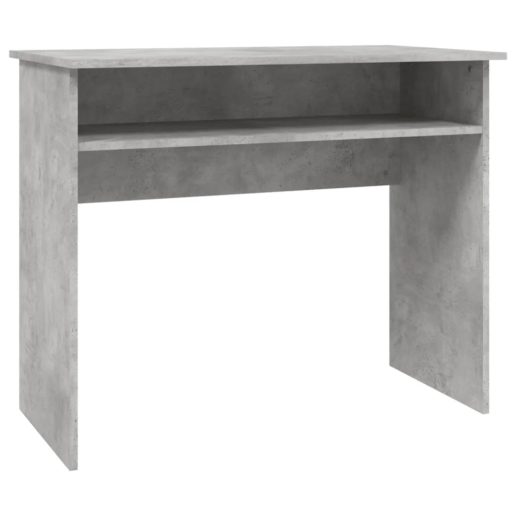 Scrivania Grigio Cemento 90x50x74 cm in Legno Multistrato 801174
