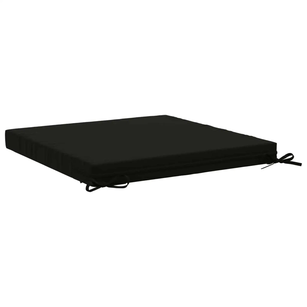 Cuscini per Sedia in 4 Pezzi SOEST 4 pz 100% Poliestere Nero 944906