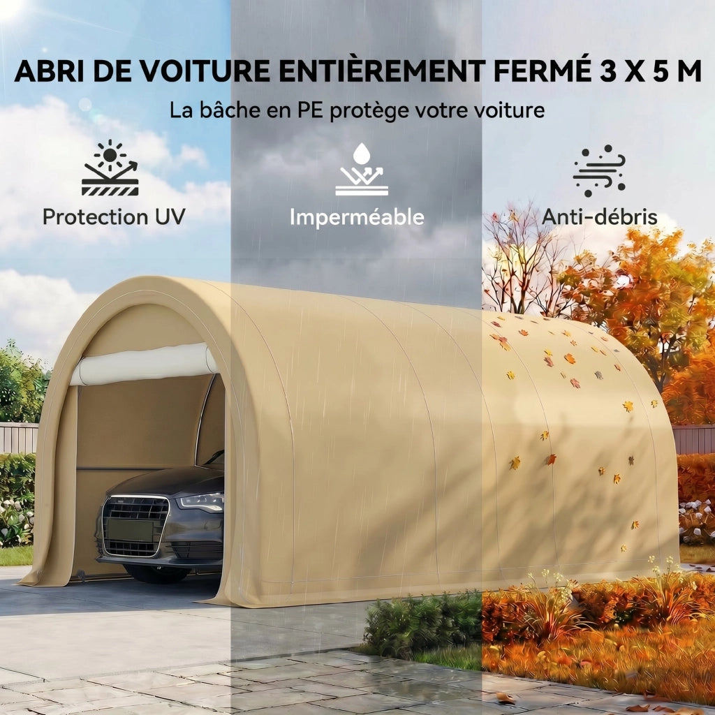 Tenda da Giardino ¨C zephmum ¨C 5x3m Beige