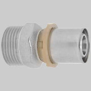 RACCORDO DIRITTO MASCHIO A PRESSARE  20 x 1/2     ICMA