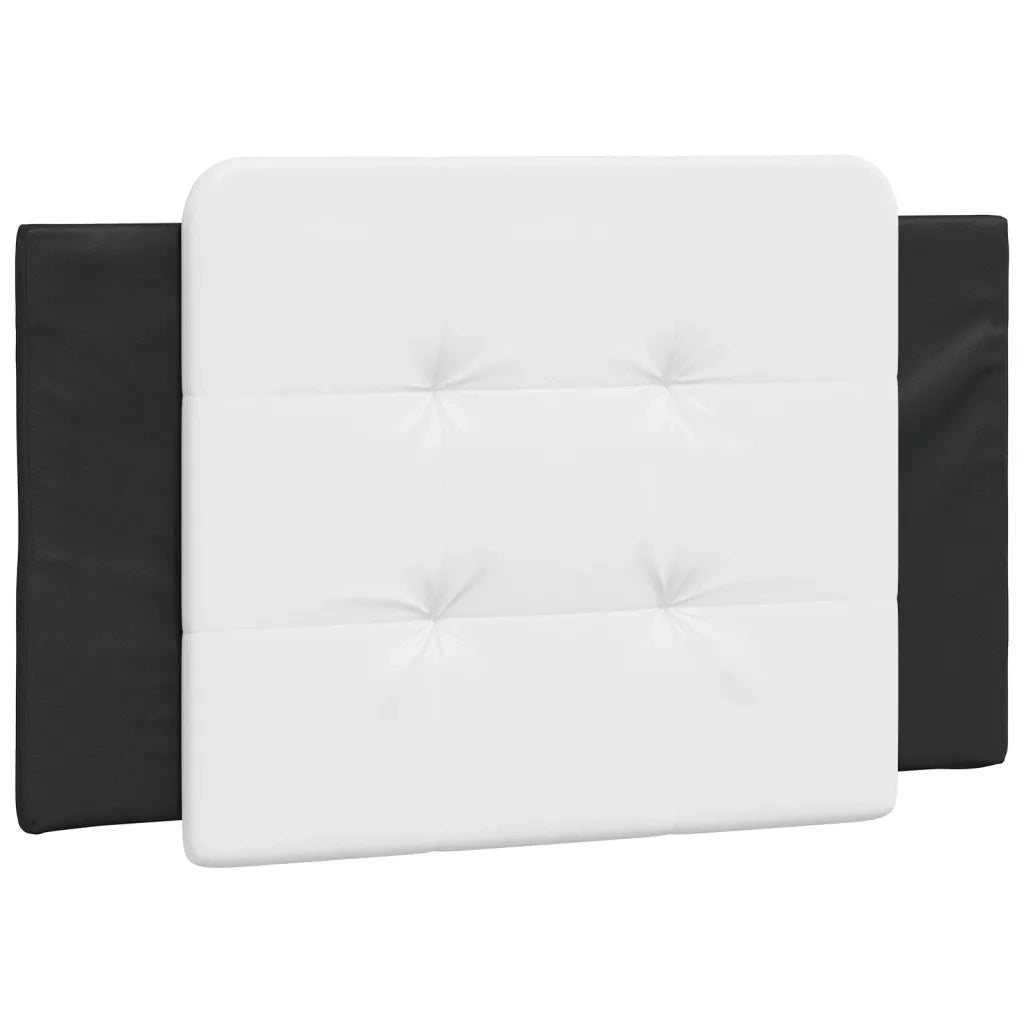 Giroletto senza Materasso Zadar Nero e Bianco 80x200 cm in Similpelle