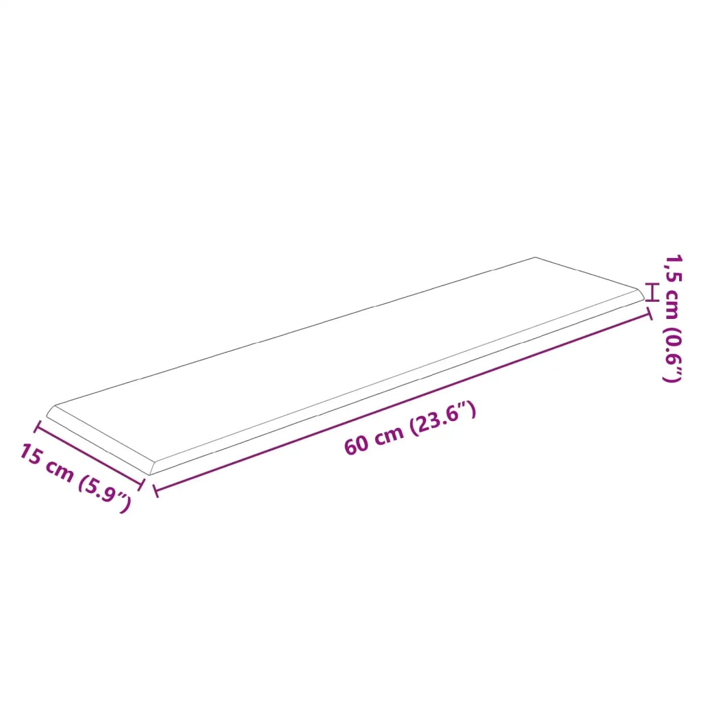 Testiera | Testata da Parete 12 pcs Grigio Scuro Velluto