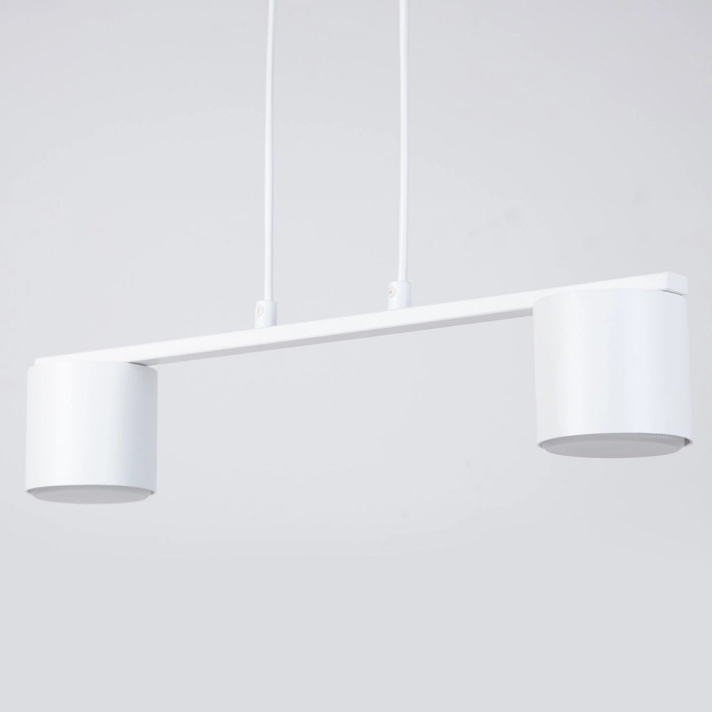 Lampada sospensione bianca moderna 2xGX53 Mila Sigma