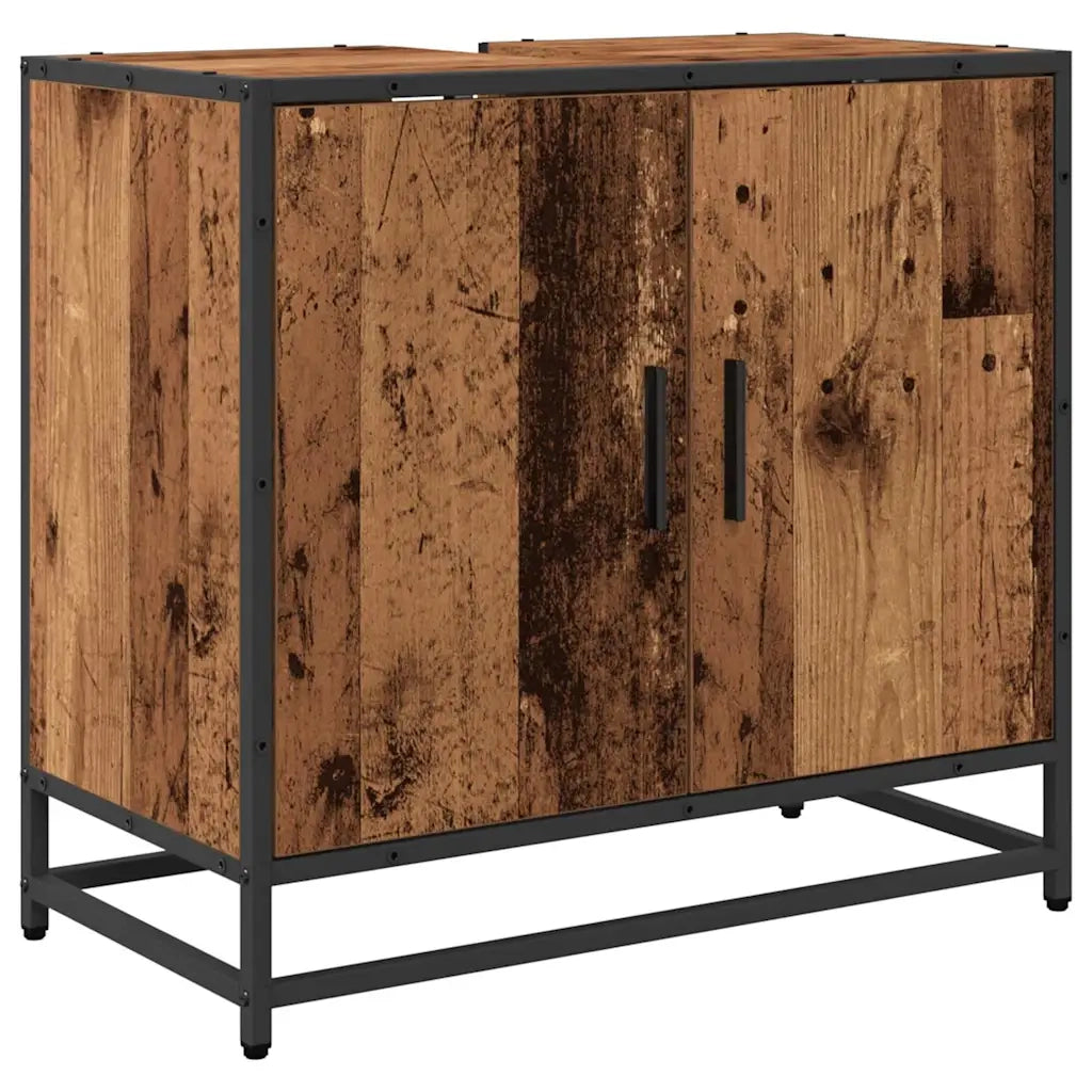Armadio per Lavabo da Bagno Legno vecchio 65 x 33 x 60 cm 883614