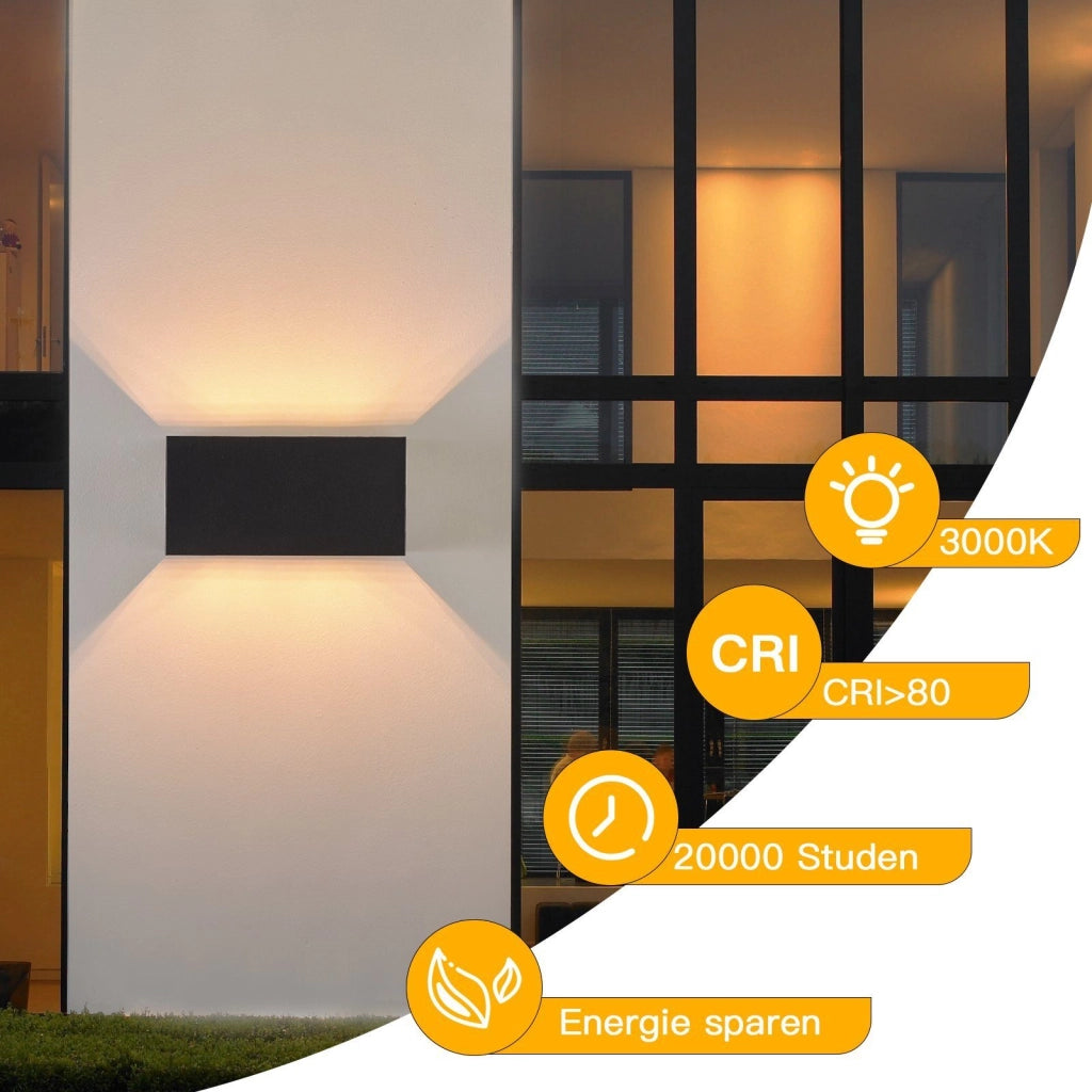 ZMH Applique 4ER Applique LED Applique da esterno Applique da interno Applique G9