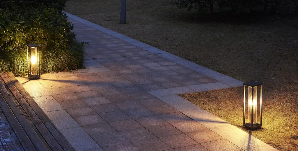 Lampione da giardino Porto 50cm E27 nero IP65 SU-MA