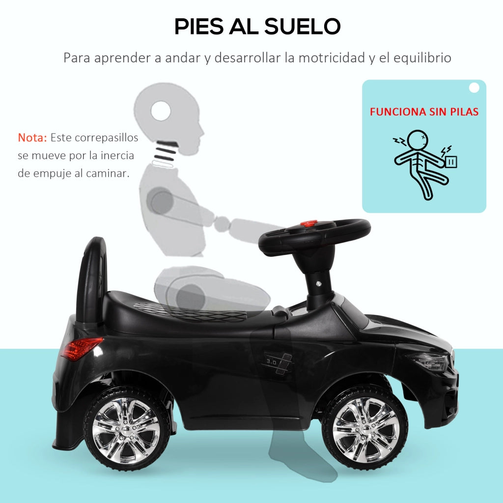 Carrellino Bambini ¨C Minimal ¨C Nero con Musica e Luce