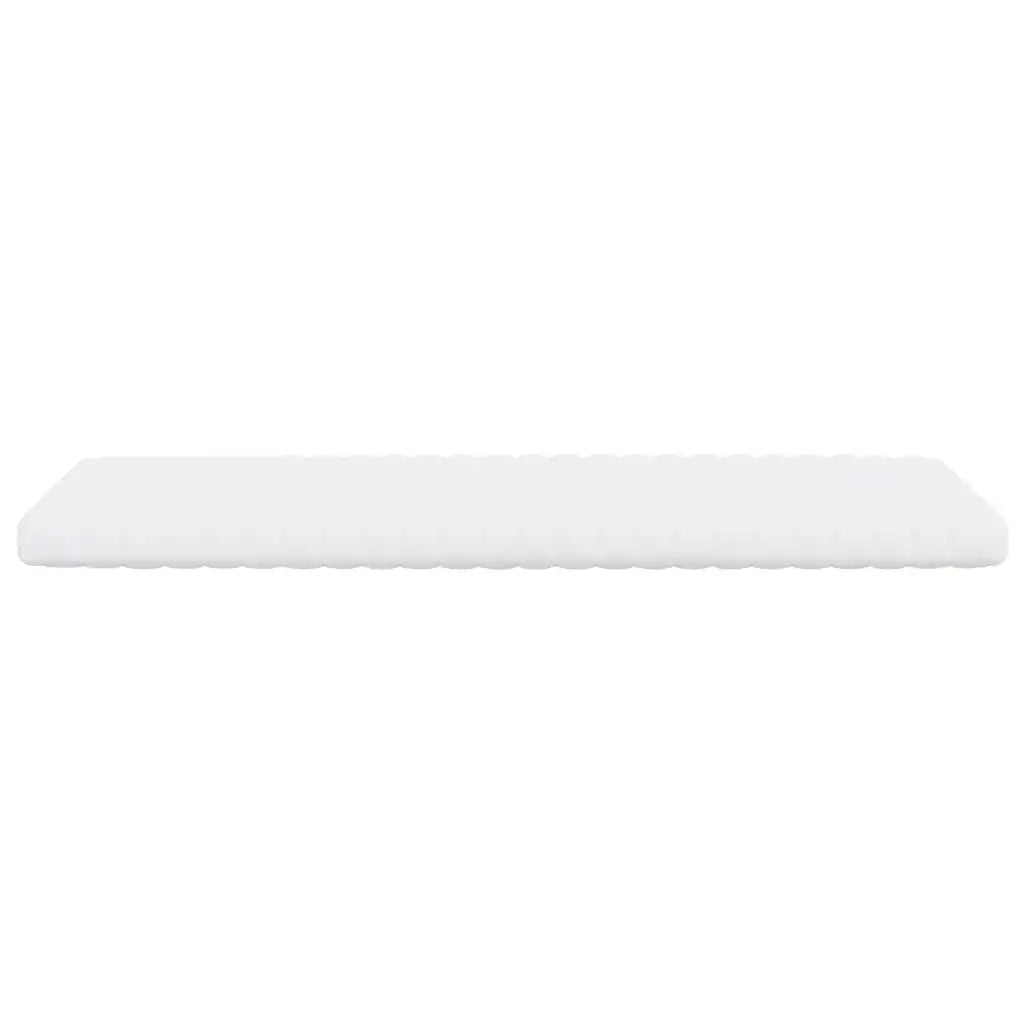 Materasso in Schiuma Bianco 90x220 cm 7 Zone Durezza 20 ILD 4016655