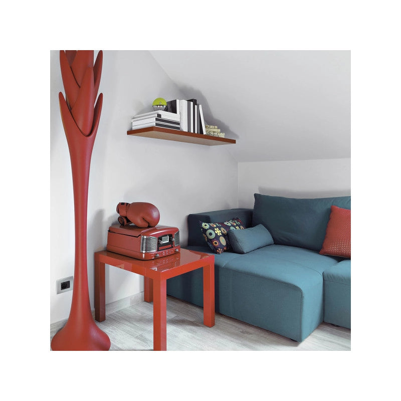 Mensola da Muro, Scaffale Legno, Mensola da Parete, Ciliegio, 96x23,7x2,3 cm - Smart