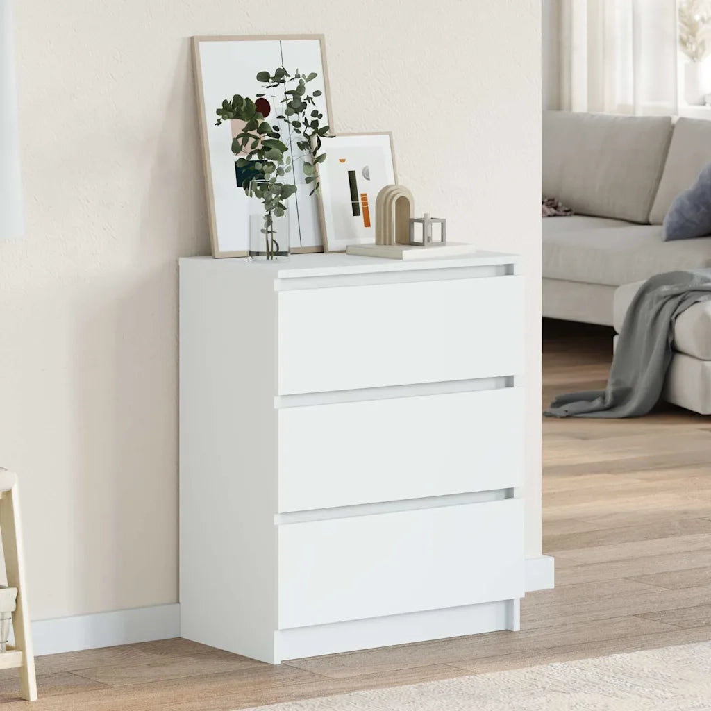 Credenza Bianca 60x35x76 cm in Legno Multistrato 801382