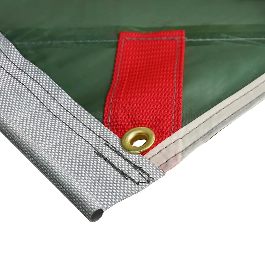 Tarp resistente all'acqua con tetto Verde 240 x 460 cm