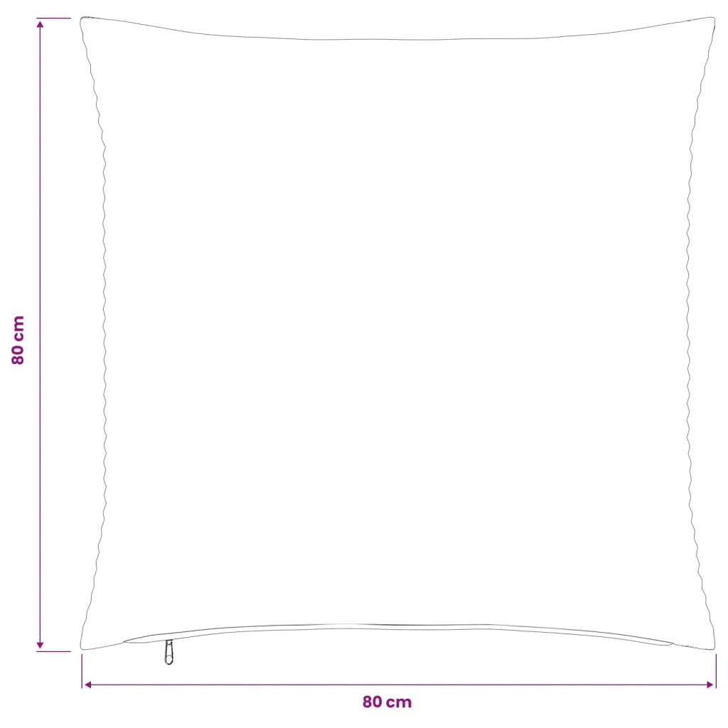 Federa 2 pcs HEERLEN Grigio Scuro 80 x 80 cm corduroy 913583