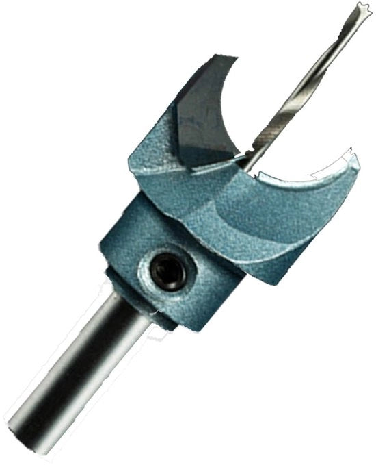 Bit per Router - Strumento per Lavorazione del Legno - Carbide Cementato - Cassetta in Acciaio - Resistente all'Usura - Duraturo - Taglio Liscio - Frese