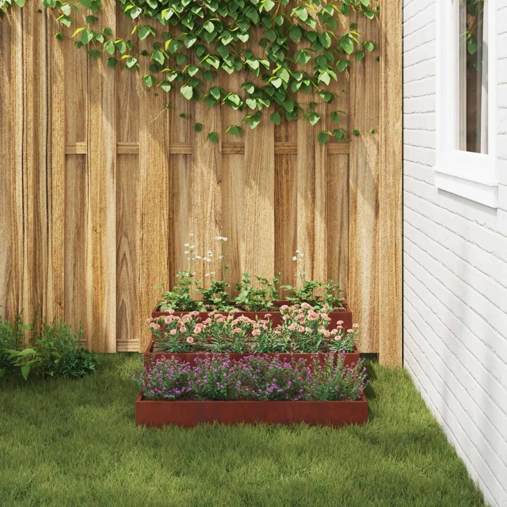 Vaso da giardino Ruggine 90 x 90 x 35 cm 865840