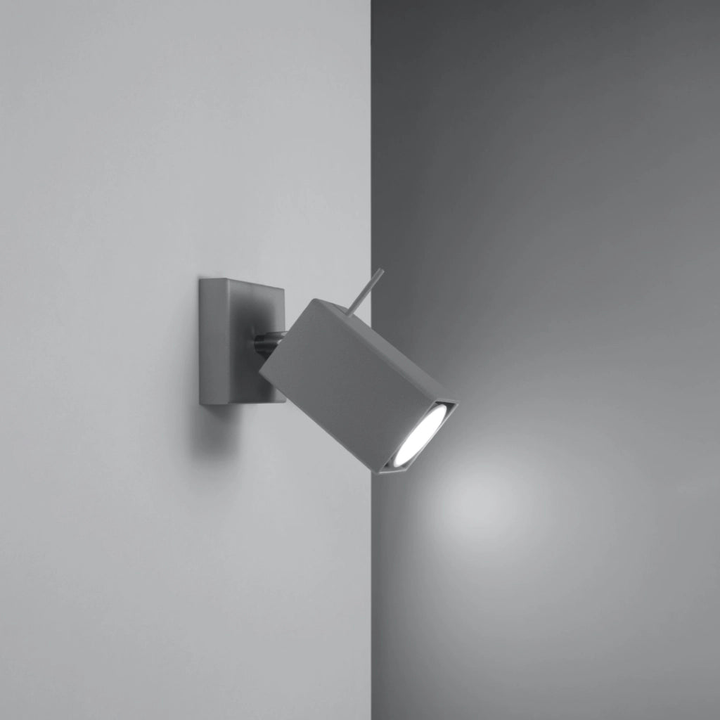 Lampada da parete MERIDA 1 grigio
