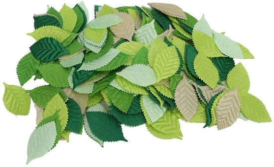 Foglie Artificiali 200 Pezzi - Materiale a Poliestere