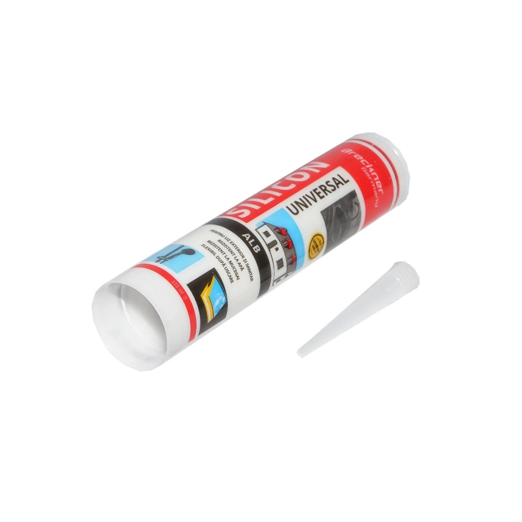 Silicone universale bianco per interni/esterni 300ml Breckner Germany