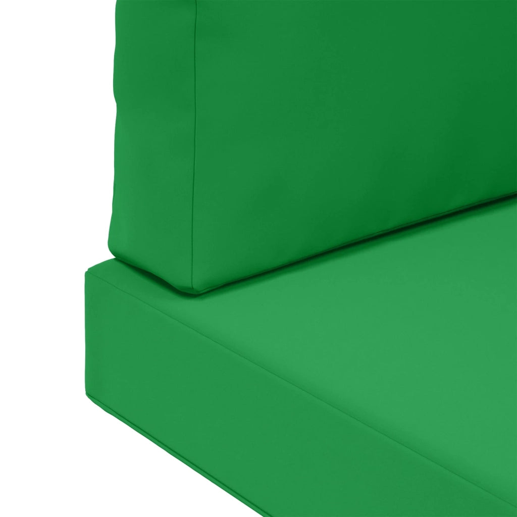 Cuscino per divano da esterno 3 pz | Cuscini per sedie Verde Poliestere