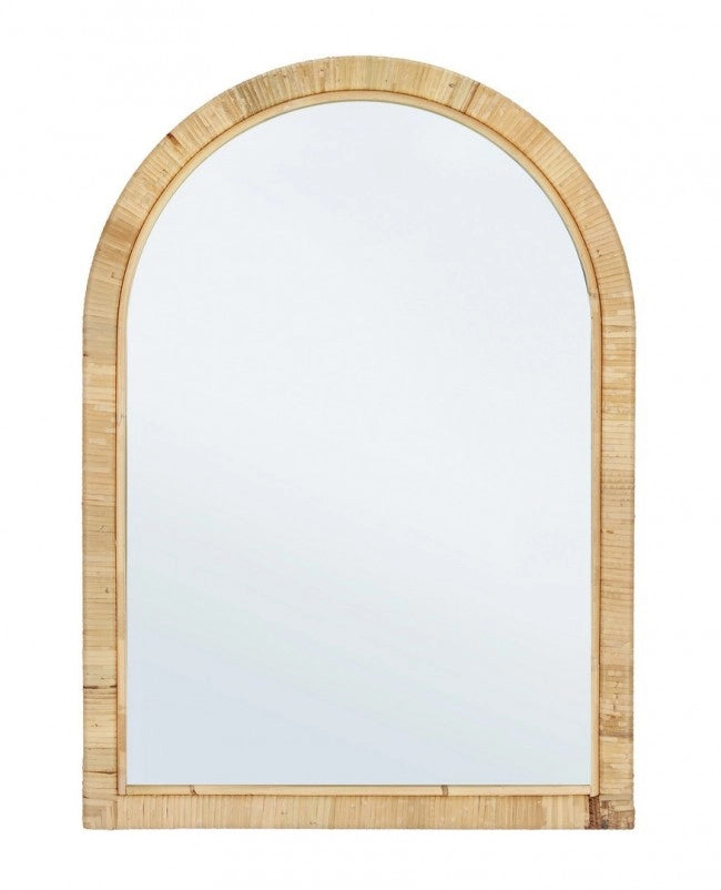 Specchio Arco Legno Marrone Rustico da Parete 50x70 - EDWARDS