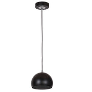 Lampada a sospensione nera cromata Cool Luminex E27 15W