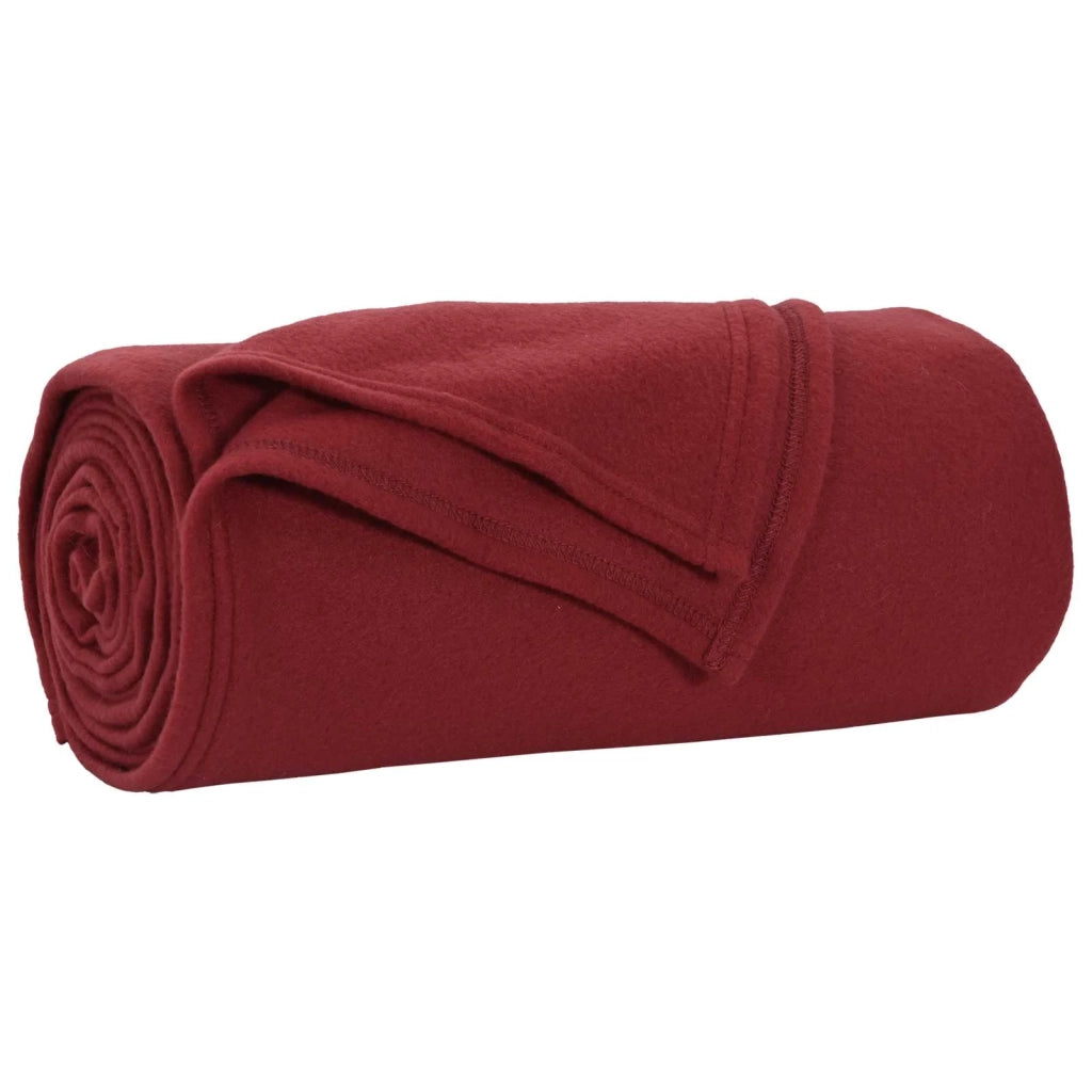 Coperta Rosso Bordeaux 270 x 240 cm Panno 42017032