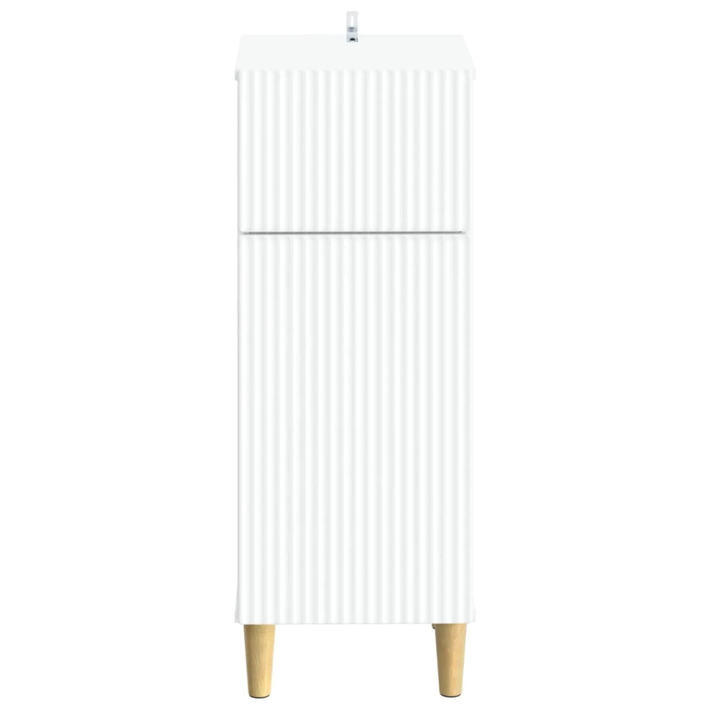 Mobiletto da Bagno ARNHEM Bianco 30 x 31 x 80 cm 896605
