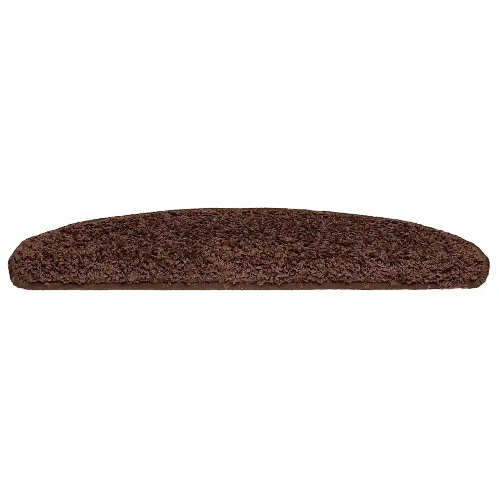 Tappetini per scale 20 pz 65x21x4 cm Marrone Semicircolari Grandi 3365848