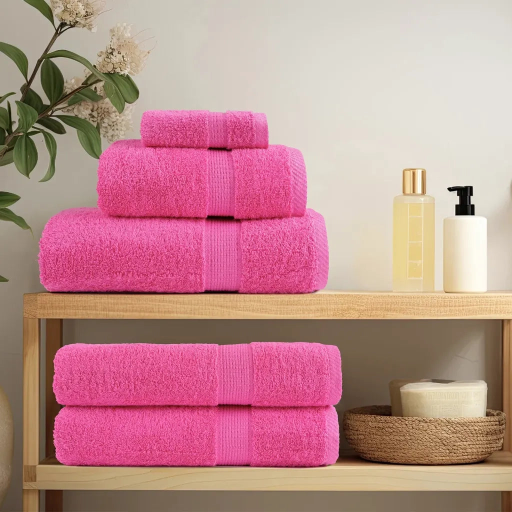 Set ASciugamani SOLUND 12 pz Rosa 600 gsm 137586