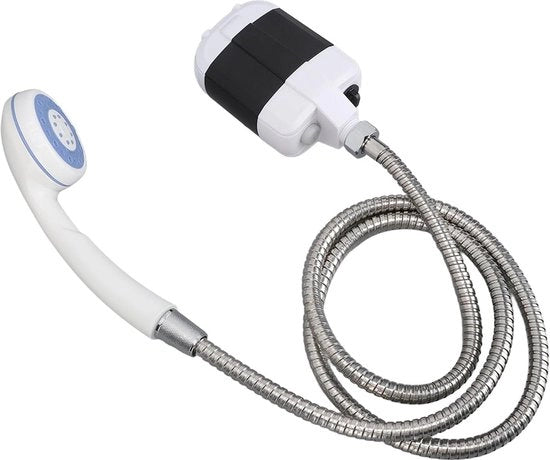 Set di docce in plastica e alluminio portatile potente flusso d'acqua ricaricabile per picnic - doccia da campeggio
