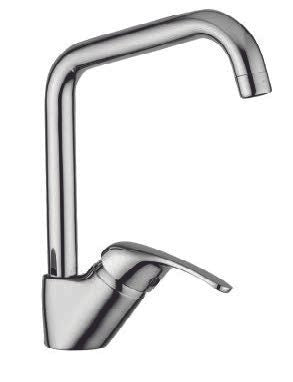 Miscelatore Lavello Bocca Alta Cromato serie PEGASO