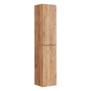 Colonna bagno NALYA 170 cm - Rovere chiaro - Mobile sospeso verticale design