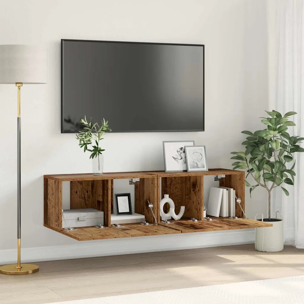 Set mobile TV 2 pcs Multicolore 60 x 30 x 30 cm 875165