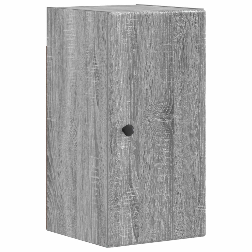 Set di Mobili da Bagno da 4 Pezzi BREDA Sonoma grigio 3417969
