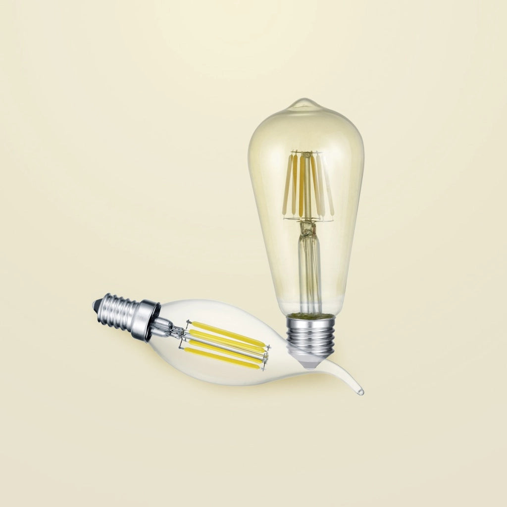 Lampadina LED E27 6W ambra ovale 420 lm Trio