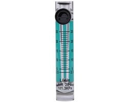 Misuratore di flusso di gas 2,5-25 LPM - Valvola di regolazione - Ossigeno - Aria - Gas - Misurazione precisa - Misuratore di flusso