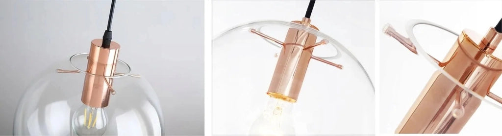 Lampada Da Soffitto Pensile Di Vetro Lassi 20+25+30 Cmd