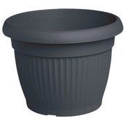 Vaso Terra Giardino 30 Antracite Set 2 Pezzi - Arca