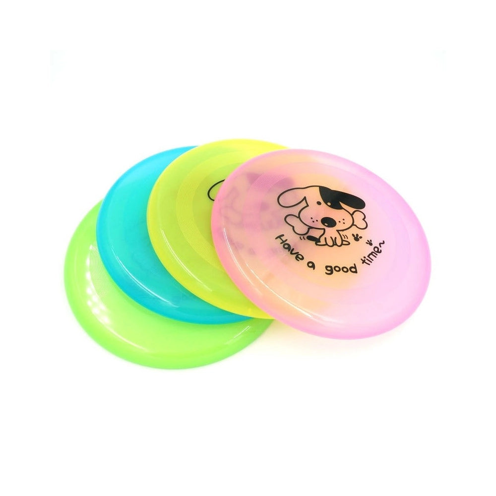 Trade Shop - Frisbee Frisbi Gioco Per Cani Gioco Cani Per Spiaggia Campagna Colorato 20 Cm -