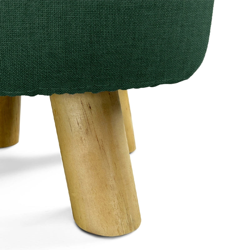 Pouf divano, pouf poggiapiedi verde abete – Nemo - SG38NEPL
