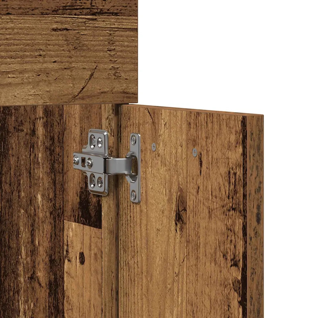 Set di mobili per il bagno con porta 3 pcs Legno vecchio 3332536