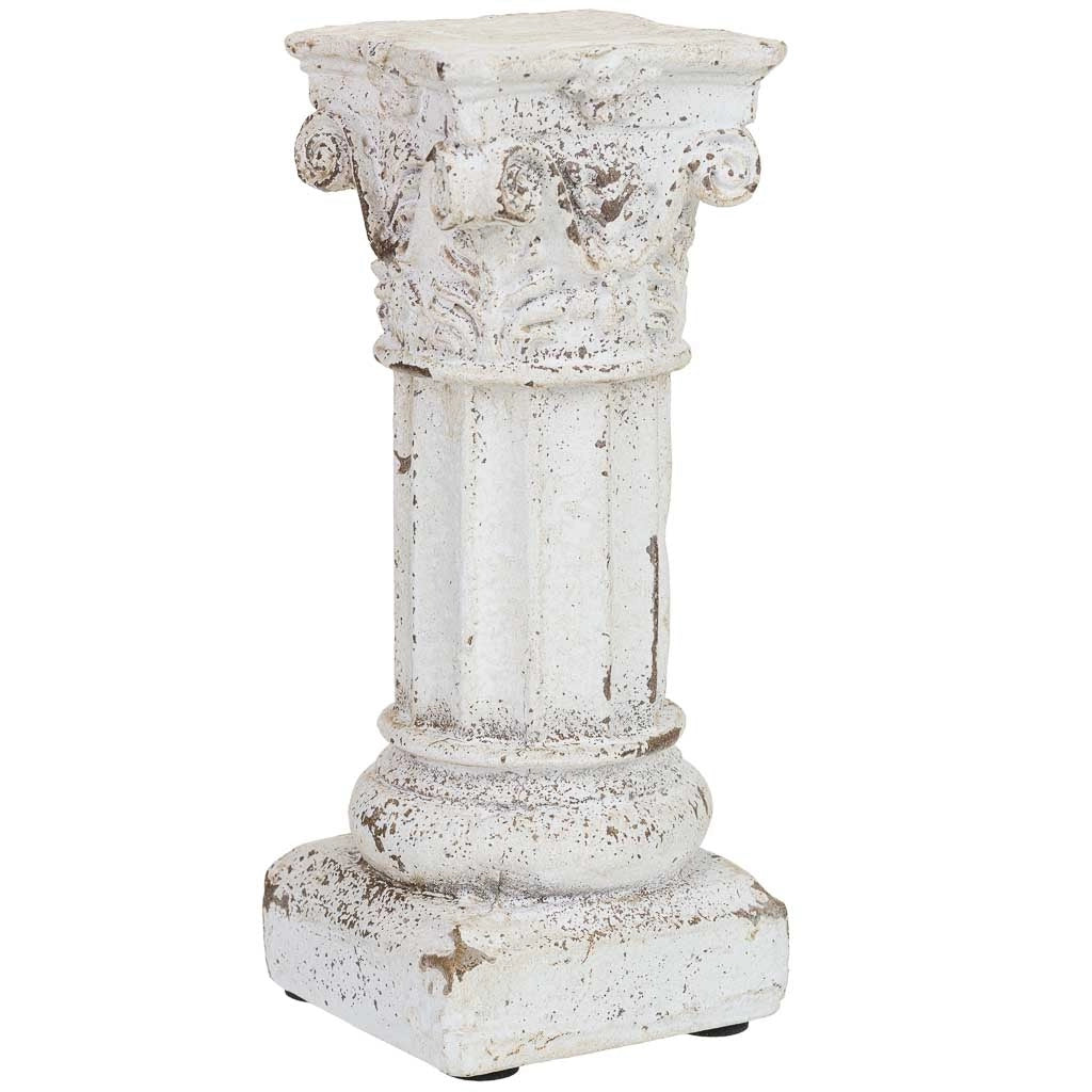 Colonna in magnesio bianco 8x8x19,5h cm
