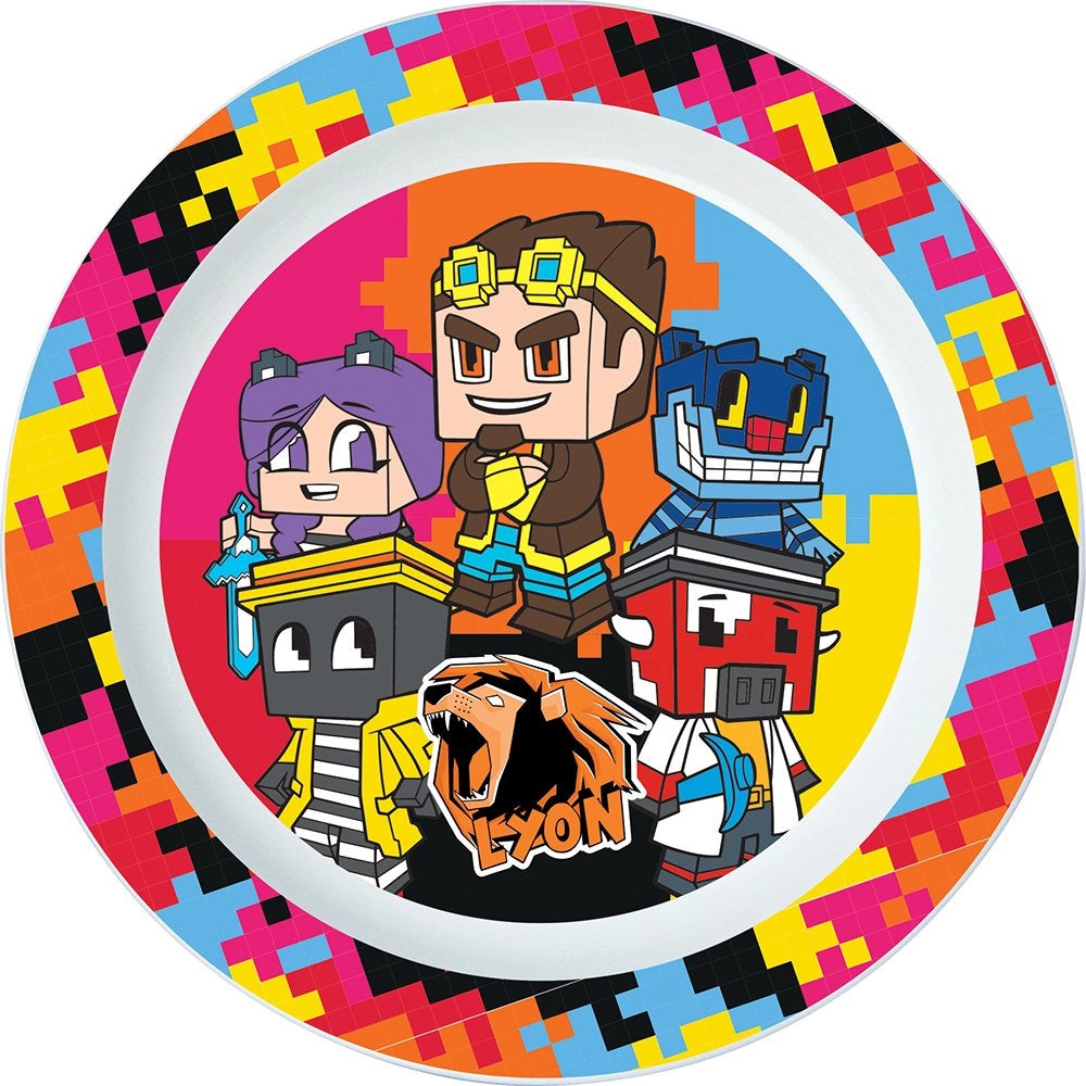 Piatto Piano Originale Lyon in plastica alimentare per bambini