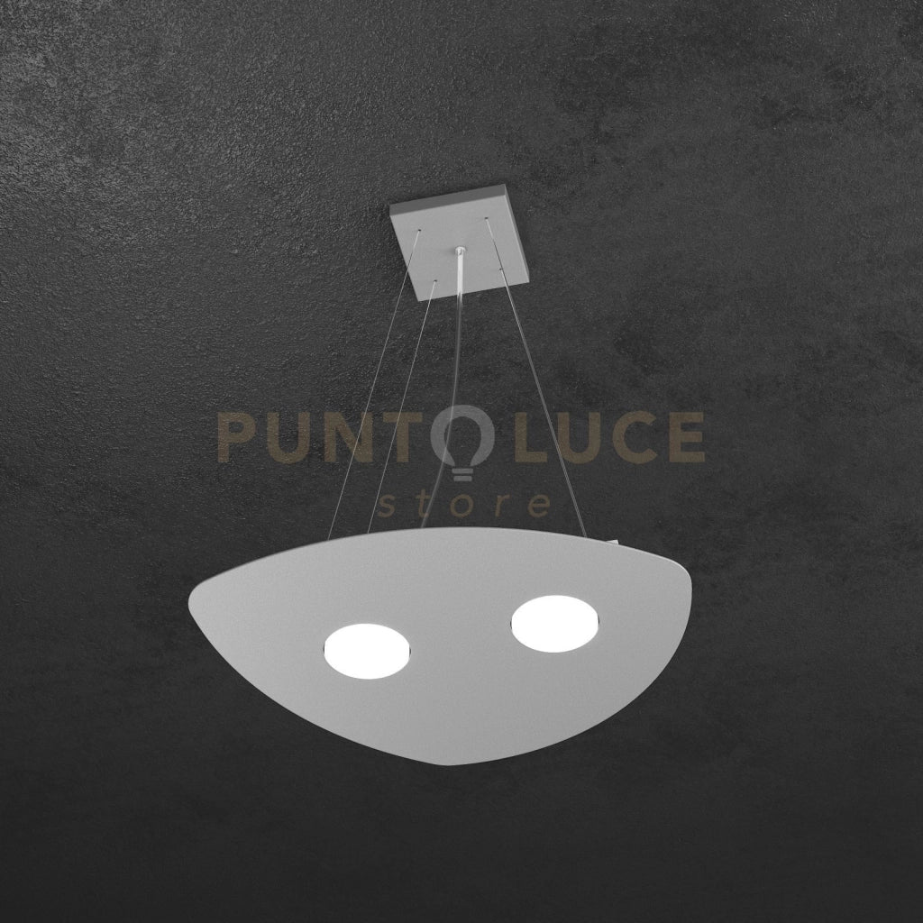 SHAPE SOSPENSIONE 2 LUCI GRIGIO 1143-S2-GR