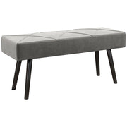 Panca letto imbottita ¨C Minimal ¨C Grigio 100x36x45 cm