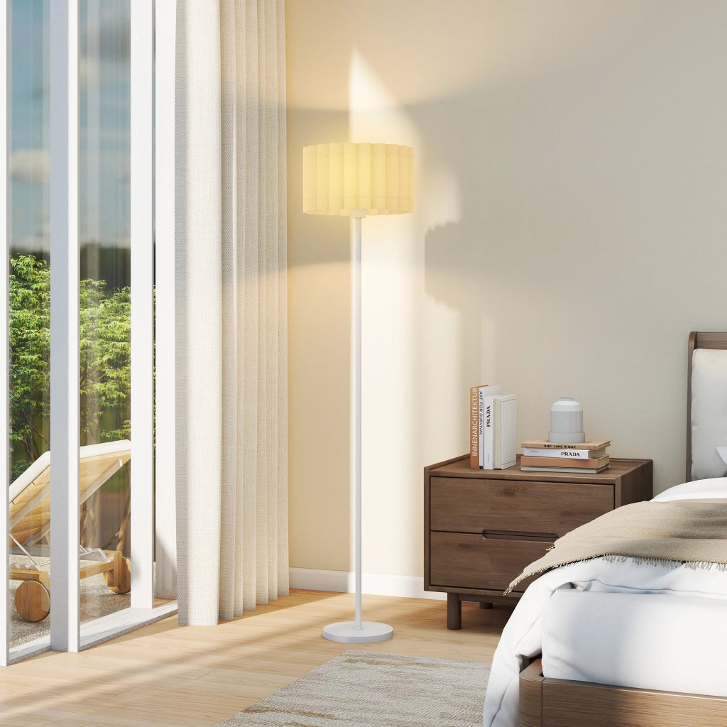Lampada da terra stile retr¨° ¨C zephmum ¨C bianco