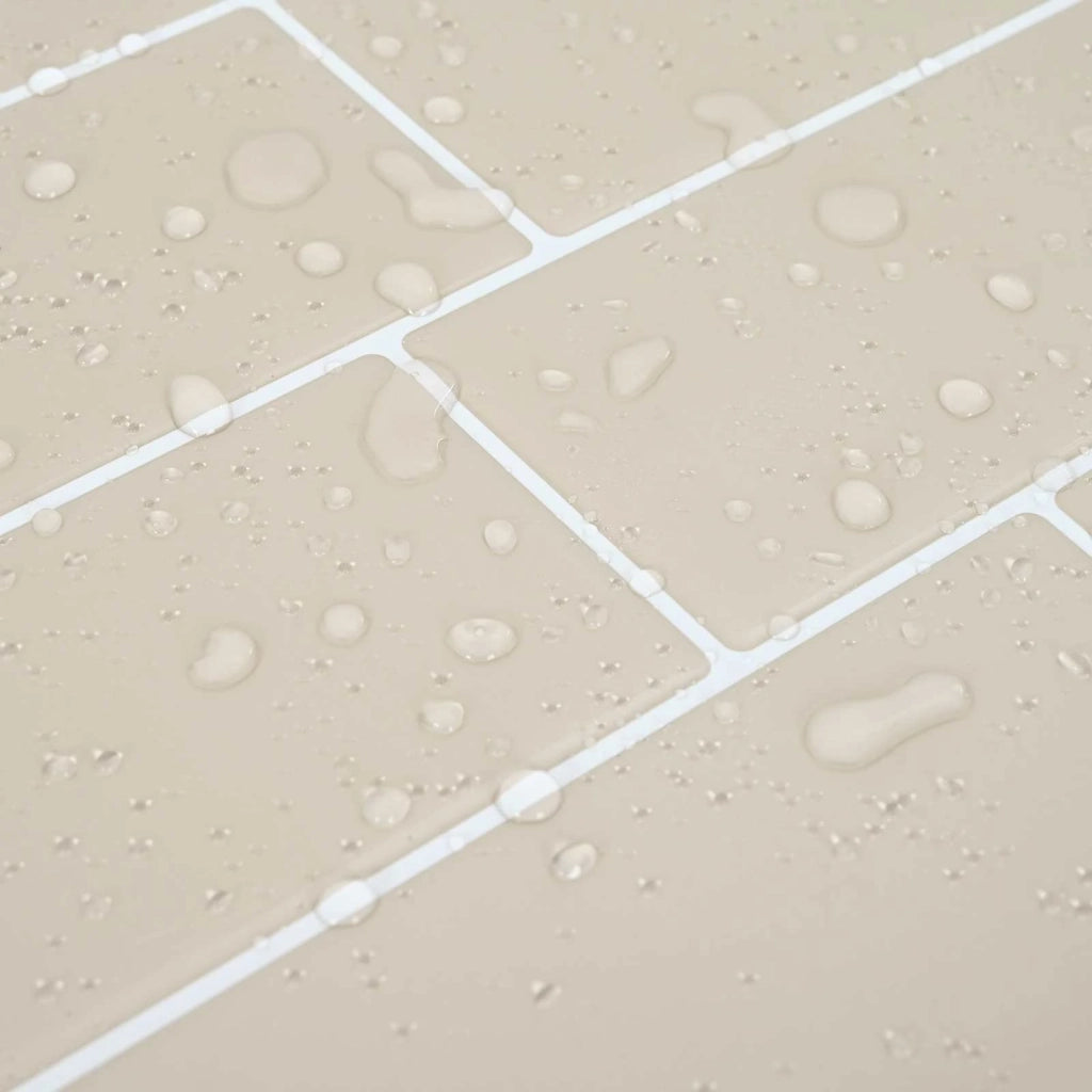 Piastrella subway 50 pcs Beige 29 x 21 cm Poliuretano e PET 42046155