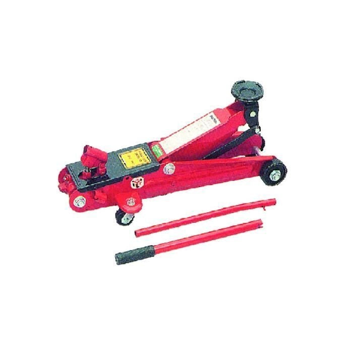 Excel CDF01752 Sollevatore Idraulico a Carrello Portata 2000 Kg Altezza Minima 135 mm Altezza Massima 335 mm Lunghezza 450 mm colore Rosso