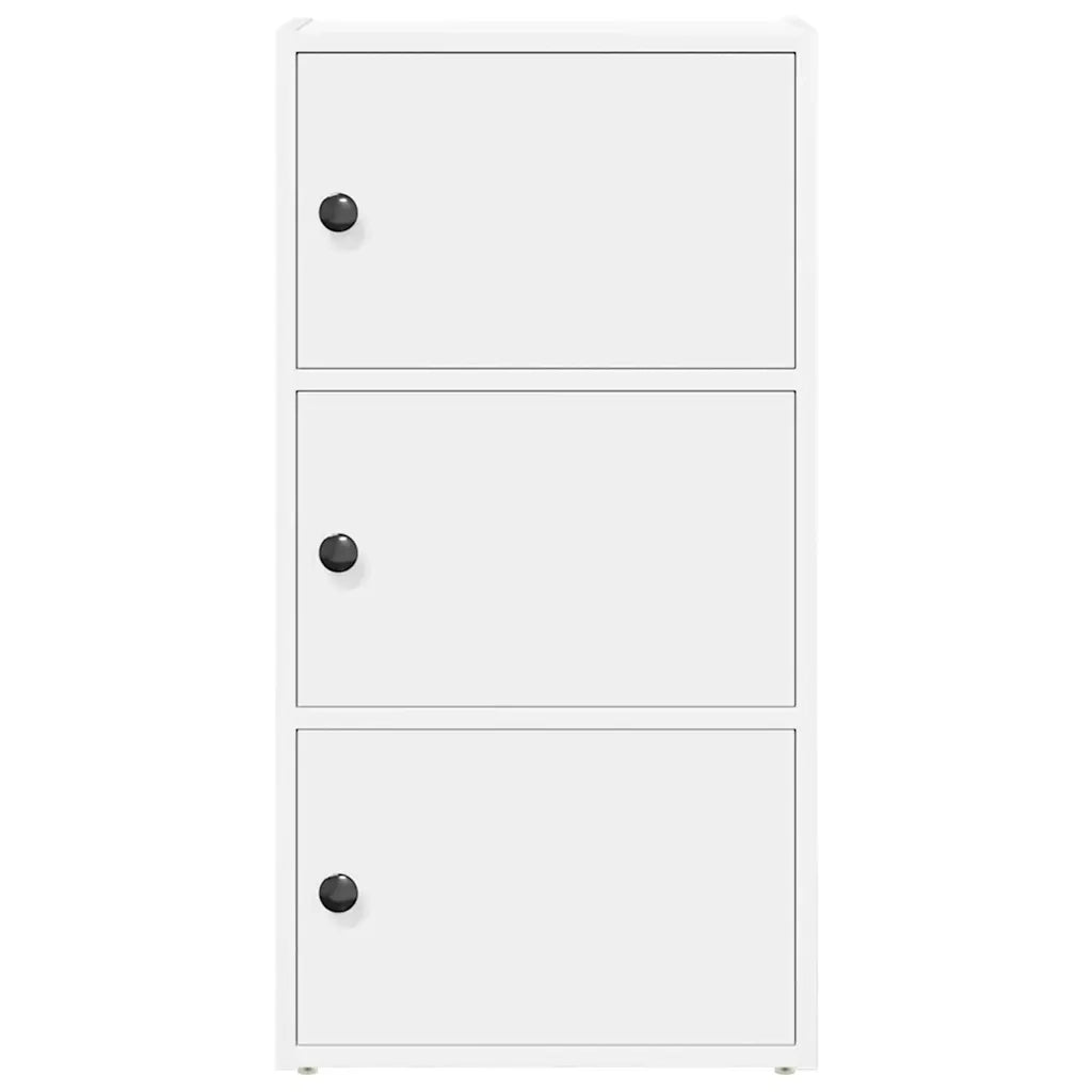 Libreria Bianca 40x24x77 cm in Legno Multistrato 860364